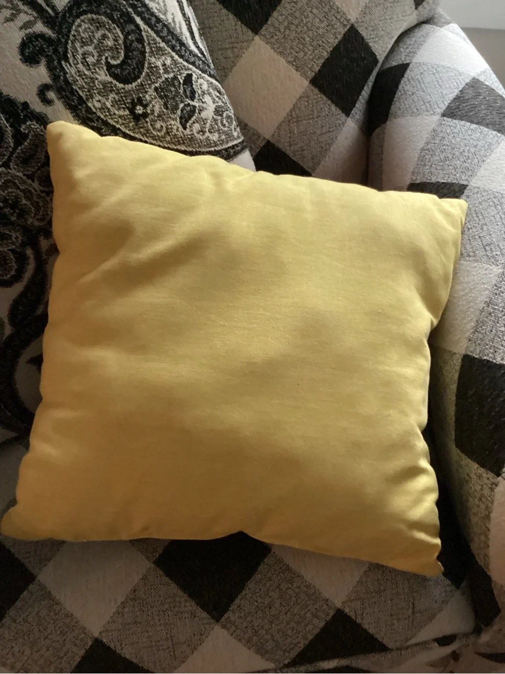 Colorful Tufted Sunset Throw Pillow - Bright Multicolor Latch Hook